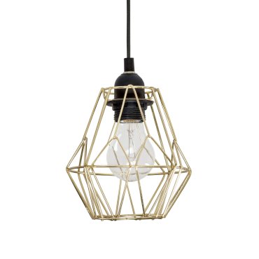 Nova Luce Isabella - hanglamp - Ø 15 x 140 cm - messing