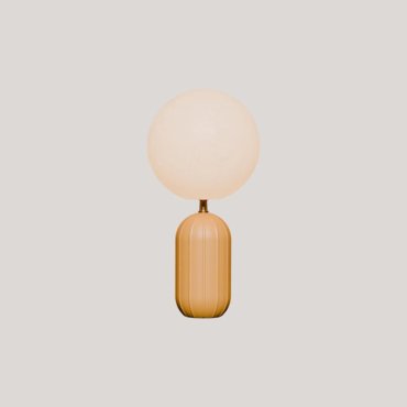 New Garden Monica 50 - oplaadbare tafellamp op batterijen met afstandsbediening - Ø 25 x 51,3 cm - 7W LED incl. - IP54 - mosterdgeel