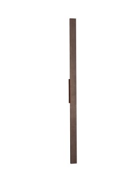 Nova Luce Doul - buiten wandverlichting - 5,3 x 121 x 6 cm - 20W LED incl. - IP65 - corten