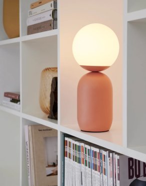 SHOWROOMMODEL - Nordlux Notti - tafellamp - Ø 15 x 34,5 cm - terracotta