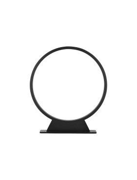 Nova Luce Metro - tuinpaal - Ø 30 x 34 cm - 6W LED incl. - IP65 - zandzwart