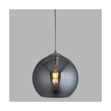 Searchlight Balls - hanglamp - Ø 35 x 120 cm - gerookt glas