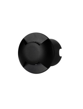 Nova Luce Eris - inbouw wandverlichting - Ø 6 x 5,4 cm - 1W LED incl. - IP67 - zandzwart