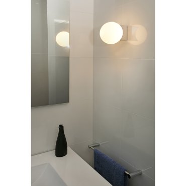 Faro Lago - wandverlichting - 8 x 15 x 8 cm - IP44 - glanzend chroom
