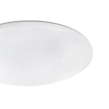 Faro Bic - plafondverlichting - Ø 60 x 14,5 cm - 60W dimbare LED incl. - mat wit