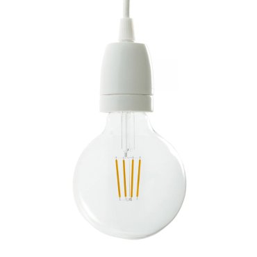 Creative Cables - Porselain E27 lampenhouder - Ø 4,5 x 6 cm - wit