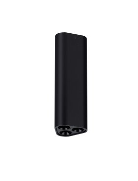 Nova Luce Etho - plafondlamp - 5 x 15 x 5 cm - 6W LED incl. - zandzwart