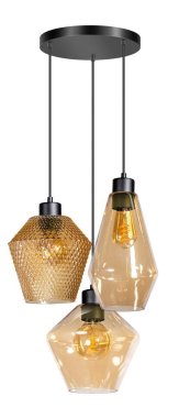 ETH Origin - hanglamp - Ø 25 x 200 cm - zwart