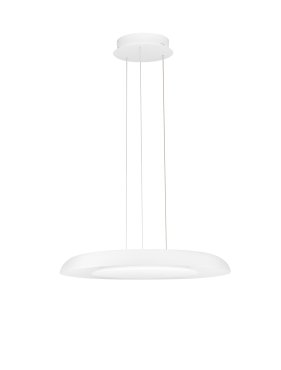 Nova Luce Epos - hanglamp - Ø 60 x 145 cm - 38W dimbare LED incl. - zandwit
