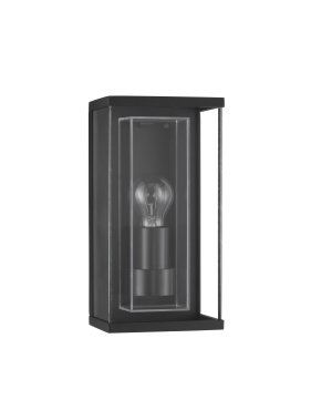 Nova Luce Regina - buiten wandverlichting - 15,2 x 29,5 x 12,2 cm - IP65 - donker antraciet