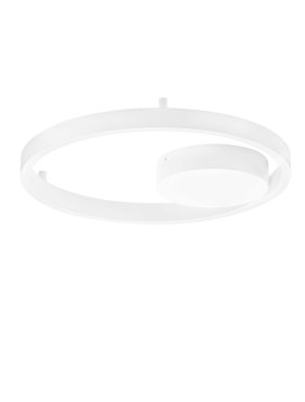 Nova Luce Hedra - plafondlamp - Ø 40 x 5 cm - 40W dimbare LED incl. - zandwit