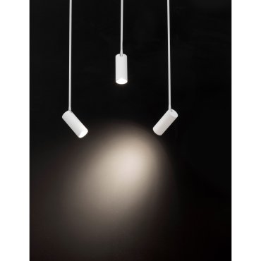 Nova Luce Brando - hanglamp - Ø 6 x 85 cm - wit