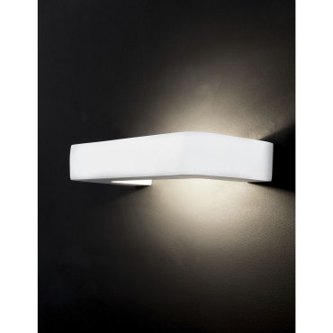 Nova Luce Renata - wandverlichting - 32 x 14 x 5 cm - wit gips