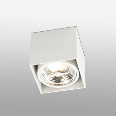 Faro Tecto QR111 - plafondverlichting - 13,5 x 13,5 x 12 cm - mat wit
