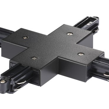 Nordlux Link X-Connector - rail accessoires - 17,2 x 17,2 x 1,8 cm - zwart