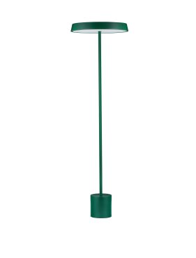 Nova Luce Vetro - vloerlamp - Ø 40 x 136 cm - 33W  LED incl. - mat groen