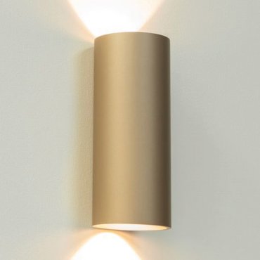 Artdelight Brody - wandlamp - Ø 7,2 x 18 cm - 2 x 4W LED incl. - IP54 - champagne