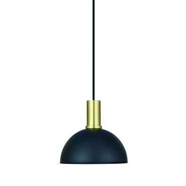 ONE Light E27 Round - hanglamp - Ø 20 x 219,5 cm - zwart