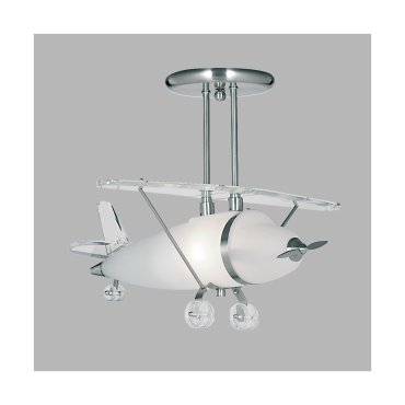 Searchlight Novelty - hanglamp - 49 x 47 - 39 cm - zilver