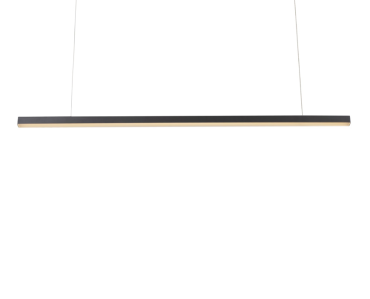 Maxlight Trio - hanglamp - 100 x 150 cm - 12W LED incl. - zwart