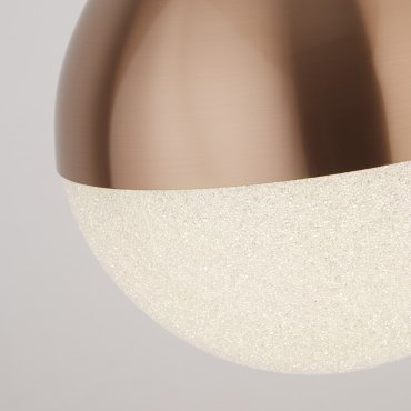 Searchlight Marbles - hanglamp - Ø 25 x 150 cm - 22W dimbare LED incl. - koper