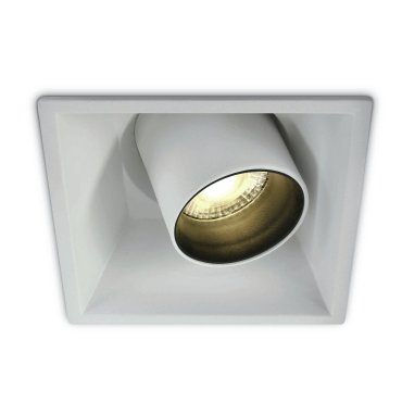 ONE Light Recessed COB Cylinders - inbouwspot - 91 x 91 mm, 85 x 85 mm inbouwmaat -11W LED incl. - wit