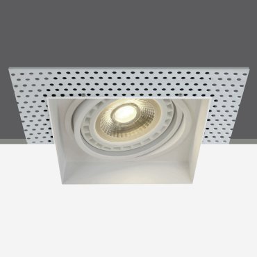 ONE Light R111 Trimless Shop - inbouwspot - 210 x 210 mm, 170 x 170 mm inbouwmaat - wit