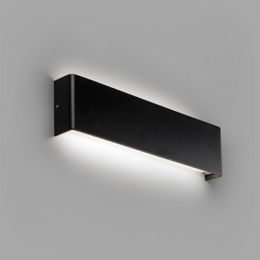 Faro Nash - wandverlichting - 37 x 4 x 9 cm - 16W LED incl. - mat zwart