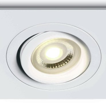 ONE Light Dual Ring GU10 - inbouwspot - 94 x 94 mm, Ø 80 mm inbouwmaat - wit