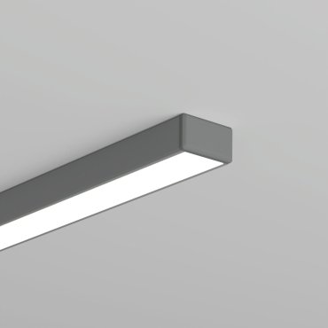 Klus Micro-H - ledprofiel - 1,6 x 0,87 cm - geanodiseerd zilver