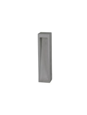 Nova Luce Barco - tuinpaal - 12 x 60 x 12 cm - 6W LED incl. - IP65 - grijs
