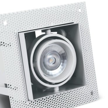 ONE Light Trimless Box - inbouwspot - 89 x 89 mm, 97,5 x 97,5 mm inbouwmaat - wit
