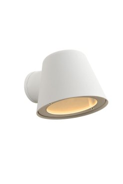 Lucide Dingo - buiten wandverlichting - 11,5 x 14,5 x 9 cm - 5W dimbare LED incl. - wit