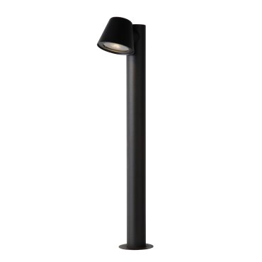 Lucide Dingo - tuinpaal - 20,5 x 70 x 11 cm - 5W dimbare LED incl. - IP44 - antraciet
