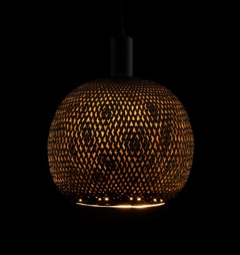 Segula Floating Bamboo LED Oval - Ø 30 cm - E27 - 6W dimbaar - 2200K - brons