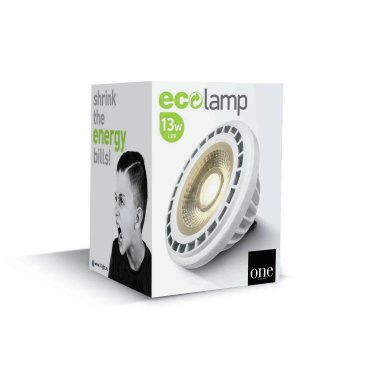 ONE Light R111 GU10 LED - Ø 11,1 x 6,9 cm - GU10 - 13W niet dimbaar - wit - 3000K