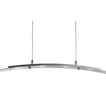 Searchlight LED Bar Lights - hanglamp - 80 x 8 x 150 cm - 20W dimbare LED incl. - zilver