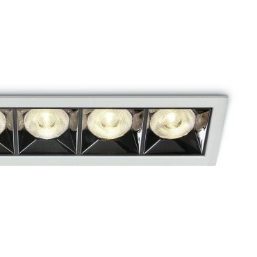ONE Light Mirror Square Boxes - inbouwspot - 207 x 54 mm, 200 x 45 mm inbouwmaat - 20W LED incl. - wit
