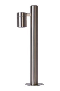Lucide Arne 1 - tuinpaal - 50 cm - 5W LED incl. - IP44 - satijn chroom