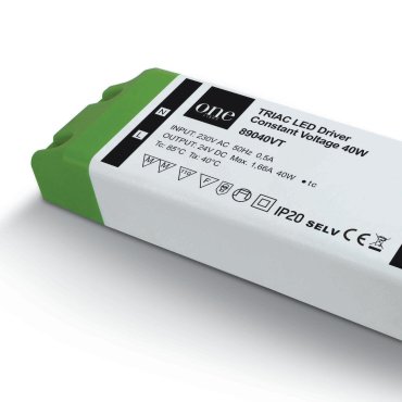 ONE Light LED driver - 24Vdc/230V - 40W - dimbaar
