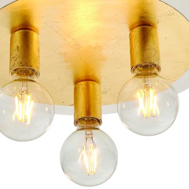 ONE Light Retro - opbouwspots 3L - Ø 36 x 9,4 cm - messing