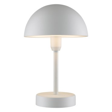 Nordlux Ellen To-Go - draadloze buiten tafellamp met laadstation - Ø 16 x 25 cm - 3 stappen dimbaar - 2,8W LED incl. - IP44 - wit
