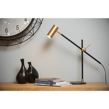 SHOWROOMMODEL - Lucide Philine - bureaulamp - 47 x 47 x 50 cm - zwart