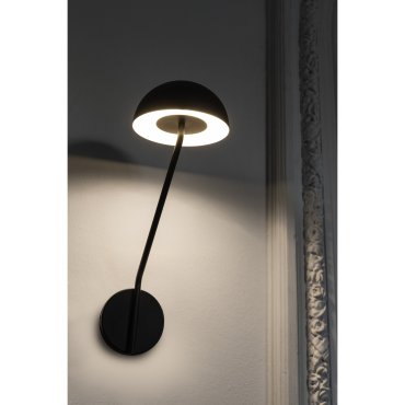 Faro Pure - wandverlichting - 18 x 24,5 x 41 cm - 6W LED incl. - mat zwart