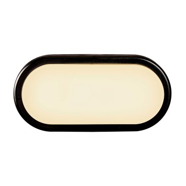 Nordlux Cuba Outdoor Energy Oval - wand- en plafondverlichting - 20,5 x 10 x 4,3 cm - 6,5W LED incl. - IP54 -  zwart