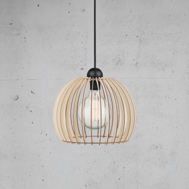 Nordlux Chino 30 - hanglamp - Ø 30 x 276 cm - lichtbruin