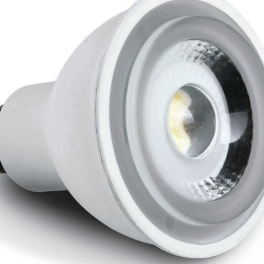 ONE Light MR16 GU10 COB LED Dimmable - Ø 5 x 5,5 cm - GU10 - 6W dimbaar - 2700K - wit