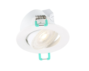 Sylvania Start Eco Spot - inbouwspot - Ø 87 mm, 74 mm inbouwmaat - 5W LED incl. - IP44 - wit