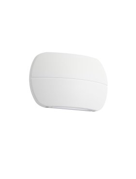 Nova Luce Prato - buiten wandverlichting - 18,4 x 11 x 3,6 cm - 10W LED incl. - IP65 - zandwit