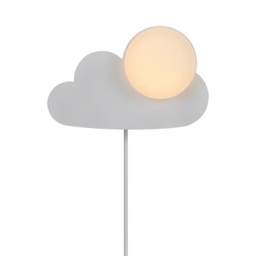 Nordlux Skyku Cloud - wandverlichting - Ø 16 x 23,8 x 37 cm - wit